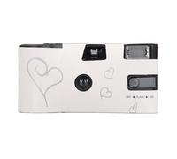 Generic Camera da 35 Mm per Pellicola, Impostazione Manuale Completa da 900 MAh Otturatore Flash a Uso Singolo con Pellicole a Colori da 16 Pezzi, Fotocamera per il Film retrò per