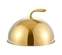 Generic Campana per Alimenti Coperchio Da Portata Copertura Protettiva per Cibo Cupola per Piatti in Acciaio Inossidabile Resistente Adatto per Ristoranti E, 22 Cm