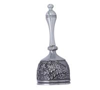 Generic Campanello di Chiamata Manuale Versatile con Peso Bilanciato, Materiale in Lega di Zinco per Chiamate di Servizio, Aiuto per L'addestramento di Animali Domestici, Colore Bronzo Stagno,