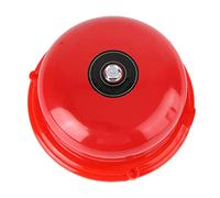 Generic Campanello Elettrico per Allarme Antincendio 100 DB, Forte Suono con Bobina in Rame per Soffitto a Parete, Alimentatore Cablato Portatile, per di Sicurezza Allarme Antincendio (220V)