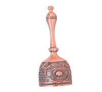 Generic Campanello per Chiamata Manuale, Arredamento retrò Super Rumoroso per Cerimonie Nuziali e Cene in Lega di Zinco, Bronzo Viola, 1 Pezzo