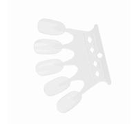 Generic Campioni di Colore per Unghie, 4 Colori 50pcs per la Pratica delle Nail Art Punte di Gel Polacco Manicure Display per Smalto per Chiodo per le Chiacchiere Campione Campione per la Pratica di