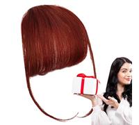 Generic Capelli veri a clip in pony, capelli veri a clip, extension a pony francesi, frangia per capelli, frangia francese, frange artificiali