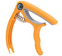 Generic Capotasto per Chitarra, Leggero e Durevole, per Rimuovere il Perno del Ponte, per Chitarra Basso, Ukulele, Bianco Giallo, 1 Pezzo (K74 giallo)
