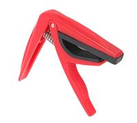 Generic Capotasto per Ukulele Dal Tono Crescente Regolatore a Scatto in Plastica Resistente con Molla per un Facile Cambio di Tasto per i Chitarristi (rosso)