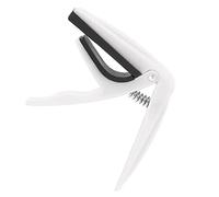 Generic Capotasto per Ukulele Dal Tono Crescente Regolatore a Scatto in Plastica Resistente con Molla per un Facile Cambio di Tasto per i Chitarristi (WHITE)