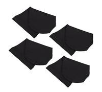 Generic Cappello Dreadlock Morbido Ed Elastico, Set di 4 Berretti Larghi per Capelli Interi, Misura Regolabile, Cuffia Unisex per il Sonno e le Routine di Cura della Pelle (Un lato aperto)