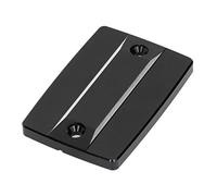 Generic Cappo del Serbatoio del Fluido Freno, 70x48mm in Lega di Carburante in Lega Anteriore Tappo del Fluido Freno per Sostituzione per MT-07/09 FZ1/FZ8 XJ6 (BLACK)