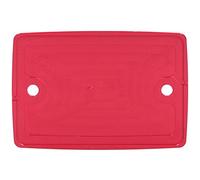 Generic Cappo del Serbatoio del Fluido Freno, 70x48mm in Lega di Carburante in Lega Anteriore Tappo del Fluido Freno per Sostituzione per MT-07/09 FZ1/FZ8 XJ6 (rosso)