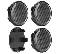 Generic Cappucci Centrali Universali da 54 Mm 4 Pezzi per la Prevenzione della Ruggine, Coprimozzo Centrale in Fibra di Carbonio per la Decorazione della Ruota