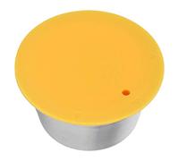 Generic Capsule di, Baccelli Riutilizzabili Savepod in Acciaio Inossidabile Pod Riutilizzabili da caffè Ricaricabili Tazza (YELLOW)