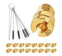 Generic Carburatore Kit Getto Principale Carburatore In Ottone Adatto Per GY6 49cc 50cc 80cc 100cc Per 139QMB Per 139QMA Ugello Per PZ19