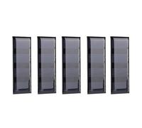 Generic Caricabatterie Ad Alta Efficienza per Pannello Solare da 0,2 W per Progetti Fai da Te e Uso Esterno - Confezione da 5 Silicio Monocristallino Compatto