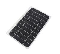 Generic Caricabatterie da Pannello Solare Portatile Monocristallino da 10 W 5 V 2 A con Design Impermeabile per Preparazione Alle Emergenze in Campeggio, Escursionismo, Caricabatt