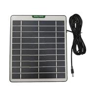 Generic Caricatore da pannello solare 5 W 5 V per fotocamere Arlo Pro 5S/Pro 4/Pro 3/Ultra 2 (nero-DC)