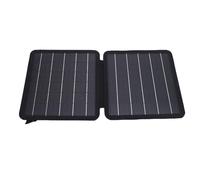 Generic Caricatore da Pannello Solare Portatile da 10 W Pieghevole Monocristallino Uscita USB Tipo C Ad Alta Efficienza per Campeggio Escursionismo Leggero 7,5x7,5 Pollici Dimensioni Piegate