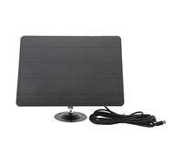 Generic Caricatore del Pannello Solare, Pannelli Solari Portatili Monocristallini Pannelli Solari con Solare in Silicio Piccoli con Pannello RV, Staffa, Piastra di Base della Staffa, 3 Vite, 3 Tubo