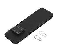 Generic Caricatore Pieghevole a Pannello Solare Portatile Leggero da 14 W con Doppia Uscita USB per attività All'aperto Tasso di Conversione del 20,5%. (BLACK)