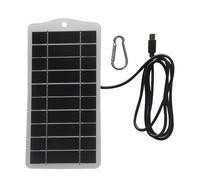 Generic Caricatore portatile a pannello solare da 2,5 W 5 V, micro pannelli solari di tipo C, scheda di alimentazione solare per appassionati e viaggiatori all'aperto