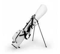 Generic Carrier Borsa da Golf Compatta Sacca Portatile Supporto Tracolla Materiale Nylon Impermeabile Adatta a Sessioni di Training Percorso Breve Spostamenti tra Buche, Bianco