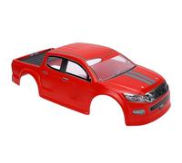 Generic Carrozzeria Universale per Camion RC in PVC 1/10, Design Leggero Realizzato con Precisione per Camion RC con Passo da 26 Cm, Migliora il Divertimento per gli Appassionati di (rosso)
