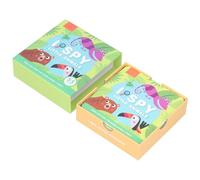 Generic Carte da Gioco di Abbinamento Animali Giocattoli Interattivi Educativi per Bambini Dai 3 Anni in su Carta Non Tossica da 55 Pezzi (Piccoli animali detective-divertenti abbinati)