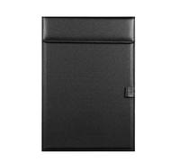 Generic Cartella Portadocumenti Cartelle A4 Pu FILETEROFFICHE FILETEROFFOOFFICE proprietà ORGANIZZATORE Pad Documenti Pads DRIVAGGIO COLLEGA Cartellina Cartelline (Color : Black, Size : 2pc)