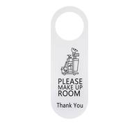 Generic Cartello in acrilico con scritta "Do Not Disturb", bianco, stile minimalista, per ufficio, camera da letto, sala consulenza domestica, virtuale