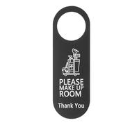 Generic Cartello in acrilico con scritta "Do Not Disturb", colore nero, per ufficio, camera da letto, casa, ufficio, sala consulenza