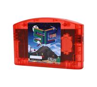 Generic Cartuccia di Gioco N64 con Backup di Salvataggio Automatico, Cartuccia Open Source per un Gameplay Senza Interruzioni, Adatta per Console di Gioco N64 per Appassionati di Giochi (Rosso