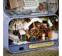 Generic Casa di Bambole, Kit di Casa in Miniatura Fatta per Bambole Fatta per Bambola da Mini Bambola (Roaming invernale)