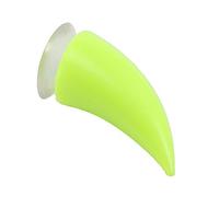 Generic Casco da Motociclista Corno da Demone Decorazione a Ventosa Ferma per Qualsiasi Casco Rosso/Nero 2,6x1,5 Pollici per Pilota (GREEN)