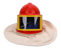 Generic Casco per Sabbiatrice Alimentazione D'aria Durevole Protezione Dalla Sabbiatura con Mantella per Spalla per Tela per Lavoratori Edili