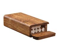generic Caso Di Sigaretta in Legno Ette - Impermeabile Portatile Ultrasottile Di Capacità Ette, Scatola in Grado Di Ospitare 10