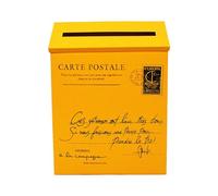 Generic Cassetta Postale Elegante con Design Unico per Esterni, giallo