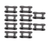 Generic Catena Master Link Heavy Duty 410 Connettore Clip e Rivetti 10 Set per Bicicletta Moto ATV Dirt Bike Acciaio