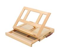 Generic Cavalletto da Tavolo Multiuso Pieghevole in Legno di Pino per Visualizzare il Cassetto Portaoggetti delle Foto