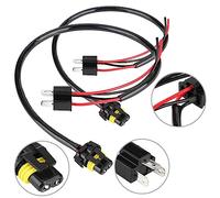 Generic Cavo Adattatore per Cablaggio da H4 a 9006 da 2 Pezzi Cavo in Rame Ad Alta Efficienza Plug and Play per Conversione Fari e Fendinebbia