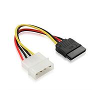 Generic - Cavo adattatore seriale SATA 15 pin femmina a IDE 4 pin maschio e cavo per disco rigido, confezione da 5