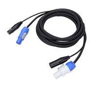 Generic Cavo Combinato di Segnale XLR a 3 Pin di Grado Professionale 23 AWG per Illuminazione Scenica e Luoghi di Spettacolo 1 unità (zio paterno)