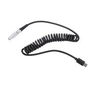 Generic Cavo di Alimentazione da Tipo C a 2 Pin Alimentatore Durevole e Stabile per Fotocamere Cavo a Spirale da 59,1 Pollici per Appassionati di Riprese e Professionisti