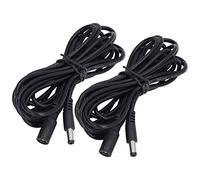Generic Cavo di Prolunga per Luce Solare LED Cavo di Alimentazione per Monitoraggio Plug and Play per Dispositivi DC12V 24V, di Collegamento in Filo di Rame da 2 Pezzi per Luci Solari, Alimentatori