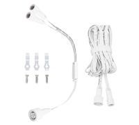 Generic Cavo Prolunga per Luce Esterna da 16 Piedi, Cavo Sdoppiatore a Y in PVC Resistente All'acqua IP68 con Interruttore On/off, per Luci Permanenti Gove Pro