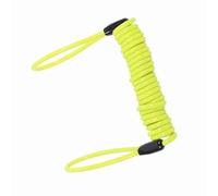 Generic Cavo Promemoria Blocco Disco Moto Bobina a Molla Leggera da 1,25 M per Sicurezza Antifurto per Ciclisti (YELLOW)