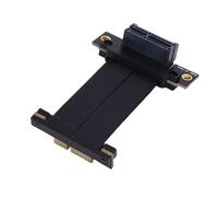 Generic Cavo Riser Flessibile PCIE 4.0 X1 Retrocompatibile per Estensione Scheda Grafica GPU per Custodie e Server PC ABS 1 Pezzo (10 cm)