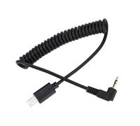 Generic Cavo RM-VPR1 S2 Affidabile con Spina da 3,5 Mm/2,5 Mm per Rilascio Otturatore Remoto per Fotocamere A7 A7R A7S con Cavo a Spirale Estensibile 0, M (O.Khamsa #02)