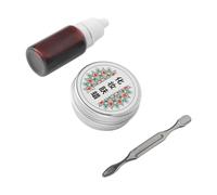 Generic Cera per Cicatrici 10 Ml Cera per Pelle Finta con Sangue Effetti di Grado Professionale per Feste Cosplay di Halloween Kit per il Trucco di Carnevale di Clown