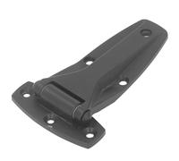 Generic Cerniera con Cinturino a T, Design Standard Durevole, Lega di Zinco con Chiusura Ammortizzata, Cerniera a T di Lavorazione Superiore, Facile Installare nell'armadio (BLACK)