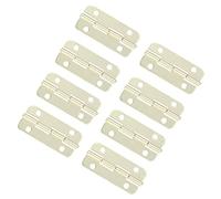 Generic Cerniera per Armadietto in Ferro Arrotondato Accessorio Hardware Durevole per Scatola di Legno, Set di 50 per la Manutenzione della Porta di Casa, Dimensioni 1,5x0,7 Pollici, Adatto per