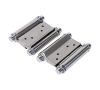 Generic Cerniere per Porte, Cardini della Porta a Molla Doppia Azione della Cerniera con Viti e Barra da Demolizione 2 Pcs 3 '' per Porta Saloon Swing